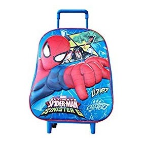 ZAINO ASILO 3D CON TROLLEY SPIDERMAN 