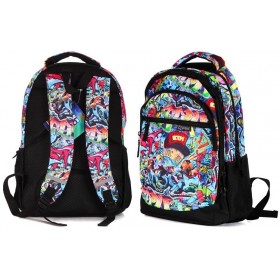 Zaino scuola deluxe 3 tasche