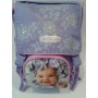ZAINO VALERIE SCUOLA ELEMENTARE ESTENSIBILE LILLA STRASS ORIGINALE 
