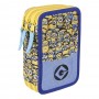 Astuccio Minions con 3 Cerniere Completo