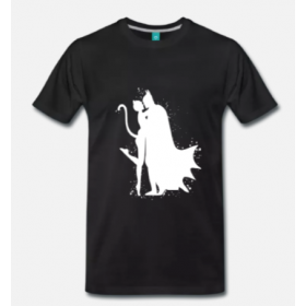t-shirt Batman e Catwoman