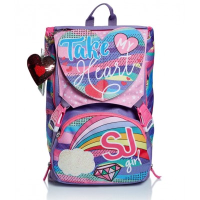 ZAINO ESTENSIBILE BIG - PASTEL RAINBOW