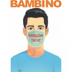 mascherina personalizzata baby