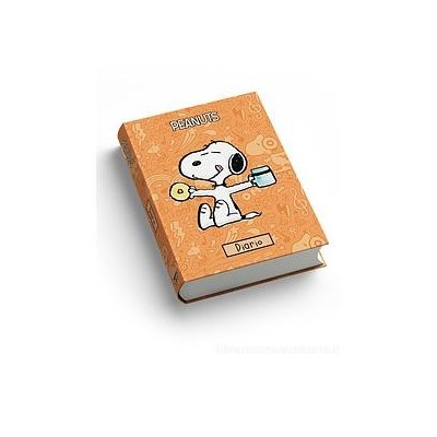 DIARIO SCUOLA SNOOPY PEANUTS AZZURRO 