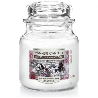 WHITE PINE CONES MEDIUM JAR