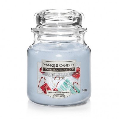 SNOWFLAKES & SLEIGHRIDES MEDIUM JAR