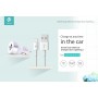 Suit Carica Auto + Cavo Lightning per Apple iOS 10+ Bianco