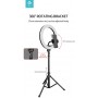 Supporto smartphone con luce regolabile 10 pollici Bianco