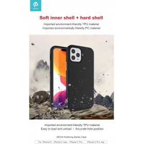 Cover alta protezione interno morbido per iPhone 12 Mini Ner