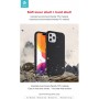 Cover protezione interno morbido per iPhone 12 Pro Max Nera