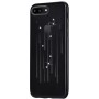 Cover Soft Meteor Crystals from Swarovski iPhone7 Bordo Nero