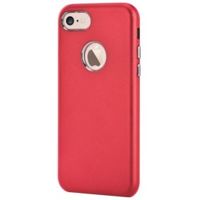 Cover Successor con Vista Logo per iPhone 7 Plus Rossa