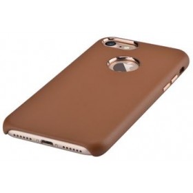 Cover Successor con Vista Logo per iPhone 7 Plus Marrone