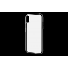 Cover Glitter Soft per iPhone X Nera