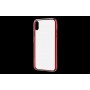 Cover Glitter Soft per iPhone X Rossa