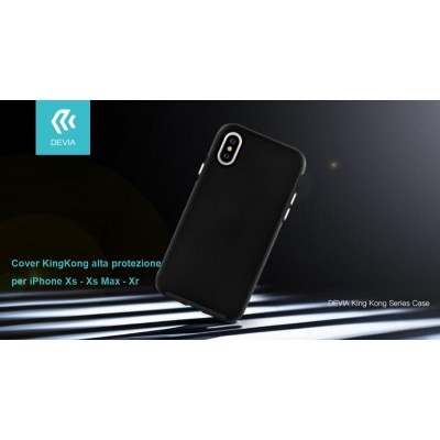 Cover KinKong alta protezione per iPhone Xs 5.8 Nera