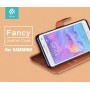 Cover a Libro in Pelle Marrone Fancy per Samsung J5 2016