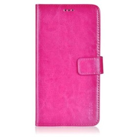 Custodia a Libro in Pelle Per Samsung Galaxy S7 Edge Rossa