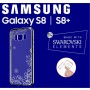 Cover Swarovski Crystal Joy soft per Samsung S8 Plus Silver