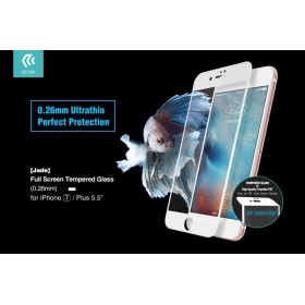 Vetro Temperato Full Screen 0.26 mm per iPhone 7 Bianca Jade
