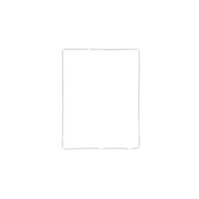 Cornice supporto LCD per iPad 2 Bianco