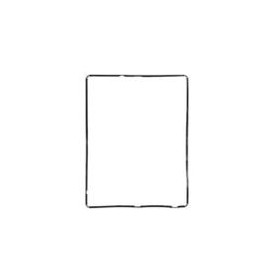 LCD Frame per New iPad (iPad 3) / iPad 4 Nero