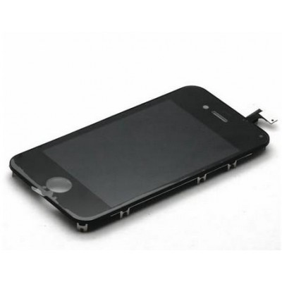 LCD LG Con Retina Antipolvere Telaio per iPhone 4 Nero AAA+