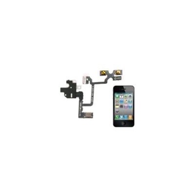Cavo flessibile con Jak Audio per iPhone 4 Bianco