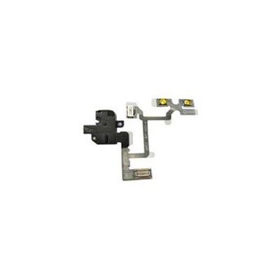 Cavo flessibile con Jak Audio per iPhone 4 Nero