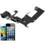 Basetta Connettore Carica Audio cavo flat per iPhone 5 Bianc