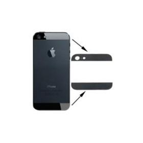 Cover posteriori Superiore ed Inferiore per iPhone 5 Nero