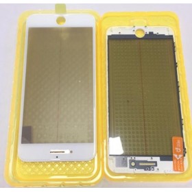 Vetro Frame OCA e Polarizzata iPhone 7 Plus Bianco 2 Pezzi