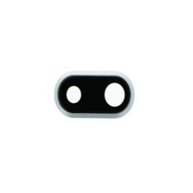 Cornice fotocamera posteriore e lente per iPhone 8 Plus Silv