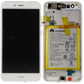 Huawei P10 Lite LCD + Batt + Frame Service Pack Bianco