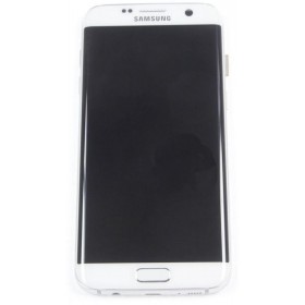 LCD + TOUCH PER GALAXY S7 EDGE ORIGINALE BIANCO GH97-18533D