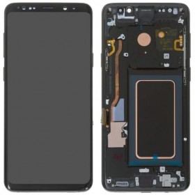 Lcd con Frame OLED Compatibile Samsung SM-G965 S9 Plus Nero