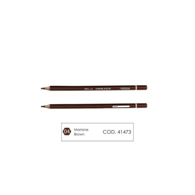 PASTELLO TINTA UNITA MINA 4MM.MARRONE 04 41473 [12PZ]