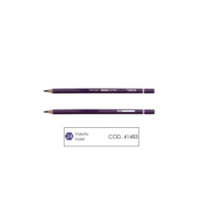 PASTELLO TINTA UNITA MINA 4MM.VIOLETTO 24 41483 [12PZ]