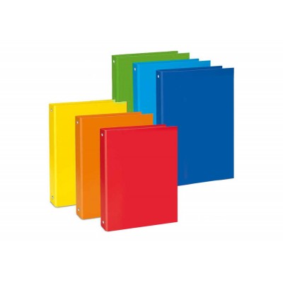 COPERTINA A4 TINTA UNITA 4 ANELLI-030 90182 [6PZ]