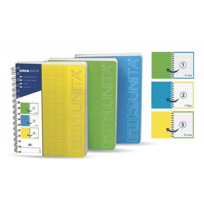 MAXI SPIRALE ORGANIZER TINTA UNITA 41551 [5PZ]