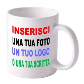 TAZZA IN CERAMICA BIANCA