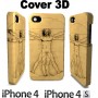 COVER 3D IN PLASTICA PER IPHONE 4-4S