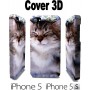 COVER 3D IN PLASTICA PER IPHONE 5-5S